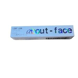 about-face‎ Light Lock Lip Gloss No Hard Feelings Gold Shimmer 6.3 mL NIB